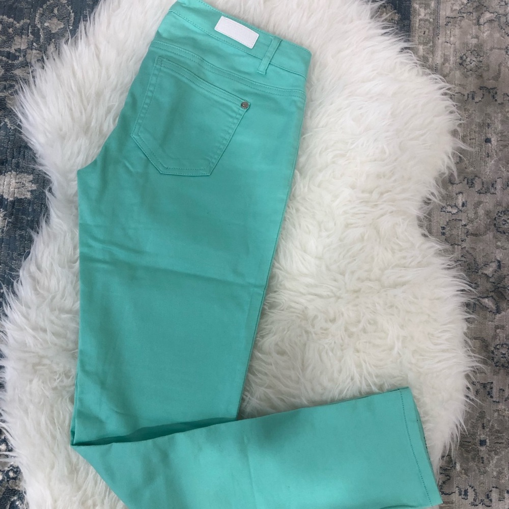Celebrity Pink Teal Skinny Jeans